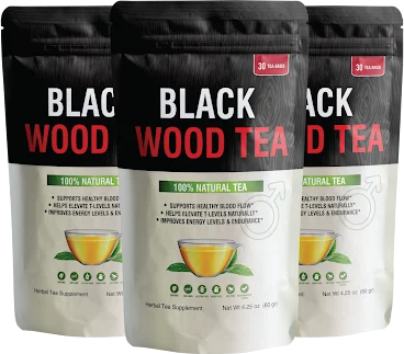Black Wood Tea natural energy and stamina tea for men