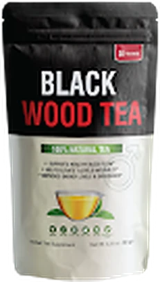 Black Wood Tea 100% natural herbal tea pouch, 30 tea bags